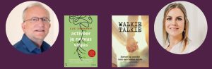 Luc Swinnen en Ilona Thyssen met hun boeken Activeer je Nervus Vagus en Walkie Talkie.